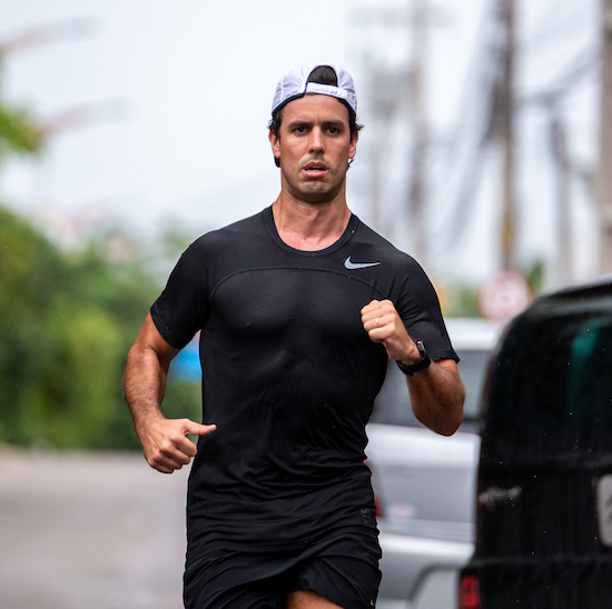 Alexandre Negrão aproveita passagem pela Terra do Sol para manter a boa forma