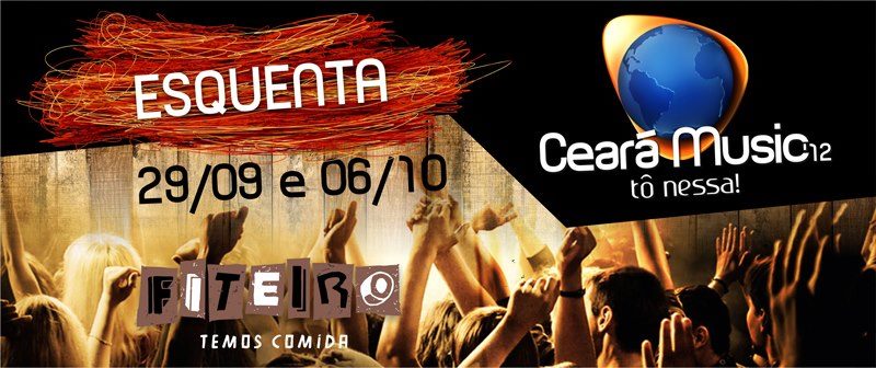 É sábado a segunda edição do Esquenta para o Ceará Music