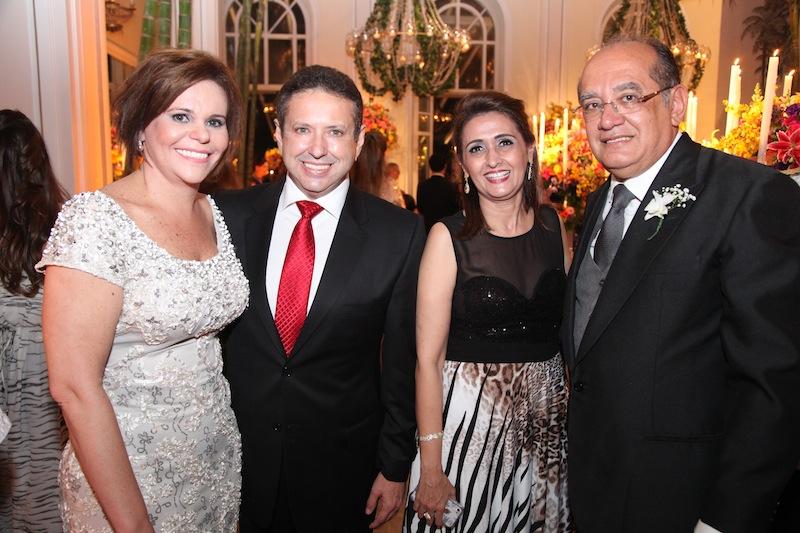 Patricia Aguiar, Domingos Filho, Cristiana Gomes e Gilmar Mendes
