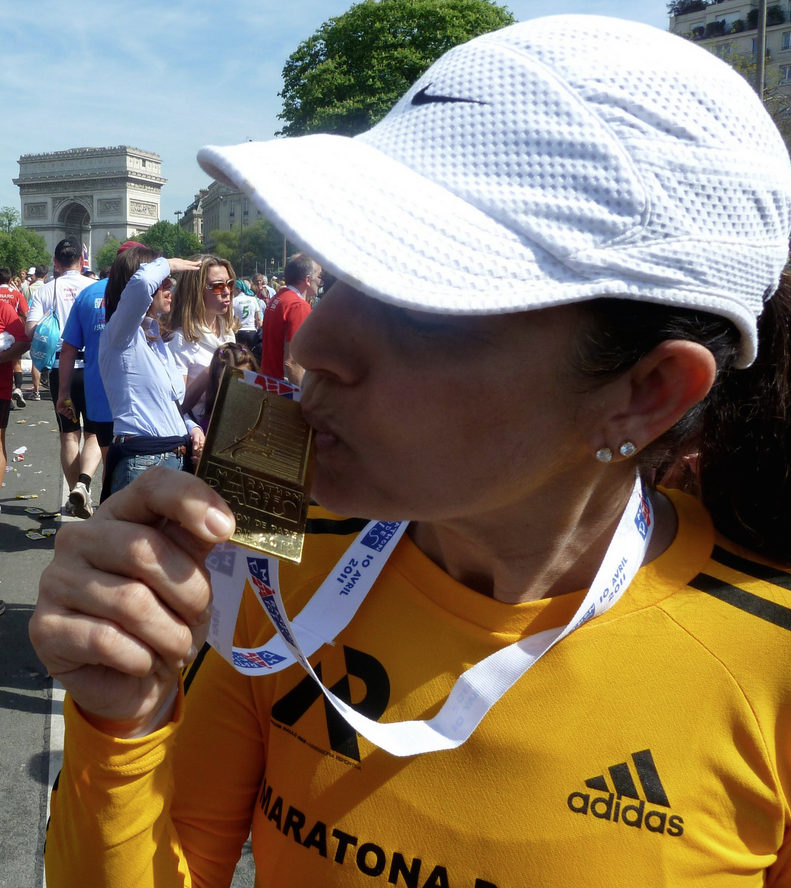 Patrícia Macêdo conclui maratona de New York