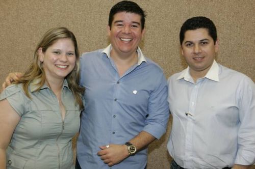 Diana Fontele, Helrson Dias e Pompeu Vasconcelos