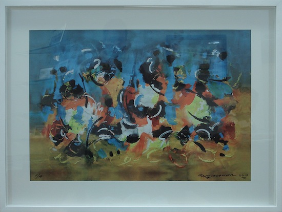 Mostra une obras de arte e solidariedade