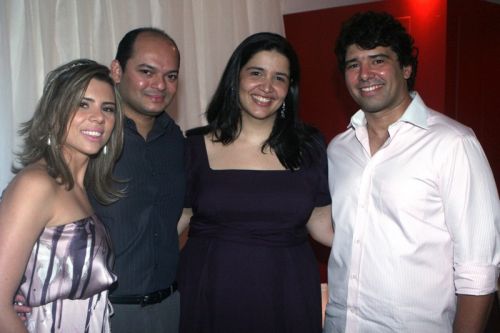Viviane Macedo, Otilio Ferreira, Manu Rosas e Igor Pinho