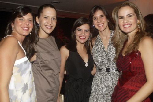 Juliana Santos, Virginia Falcao, Lila, Mariana Araujo e Ediane