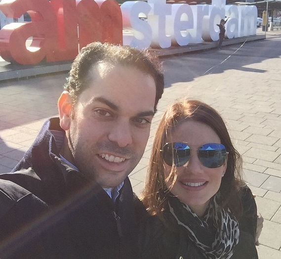 Cláudio e Renata Vale curtem feriado em Amsterdã