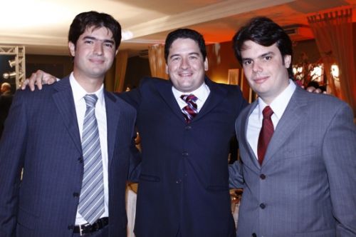 Paulo Santos, Joao Paulo Landim e Thiago Barroso