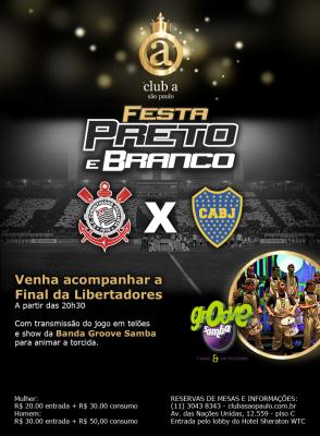 Club A São Paulo promove festa para Final da Libertadores