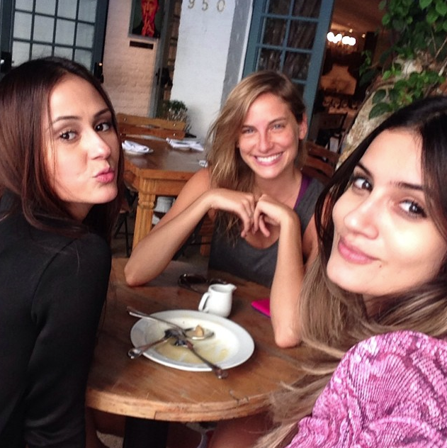 Lú Palhano e Dani Gondim curtem semana em SP