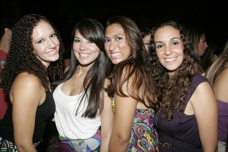 Marina Dias, Aline Aranha, Amanda Freitas e Isabel Viaira