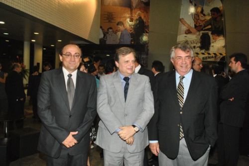 Tim Gomes, Tasso Jereissati e Roberto Macedo 