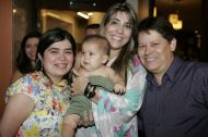 Maria Celia com Aliciane, Lucas e Jose Wilson Alves
