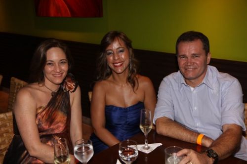 Cristina Façanha, Leticia e Sergio Macedo