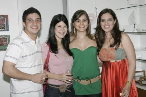 Marcio Camelo, Camila Feitosa, Mariza Caetano e Lara Andrade