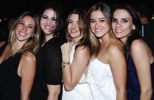 Paula Rabelo, Isabela Moraes, Renata Brandao, Ingrid Karan e Mariana Cavalcante