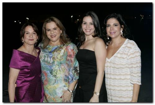 Lenita Negrao, Elisa Oliveira, Carol Bruno e Maria Lucia Carapeba