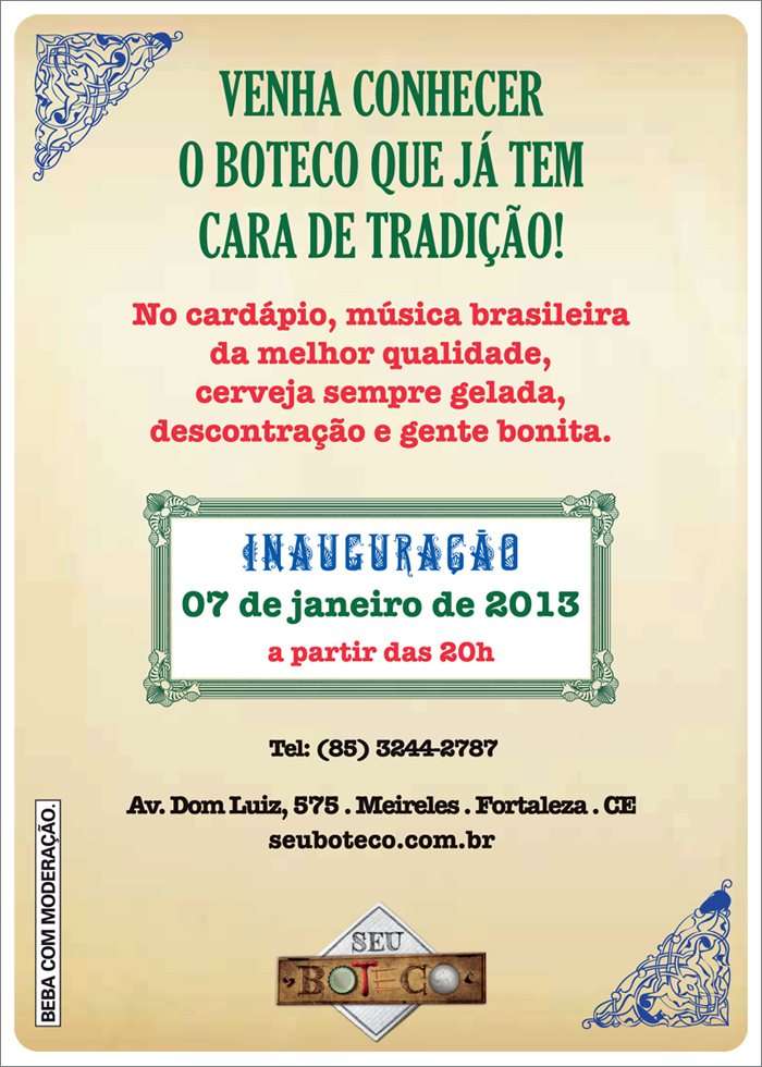 Ambev abre o primeiro Seu Boteco em Fortaleza