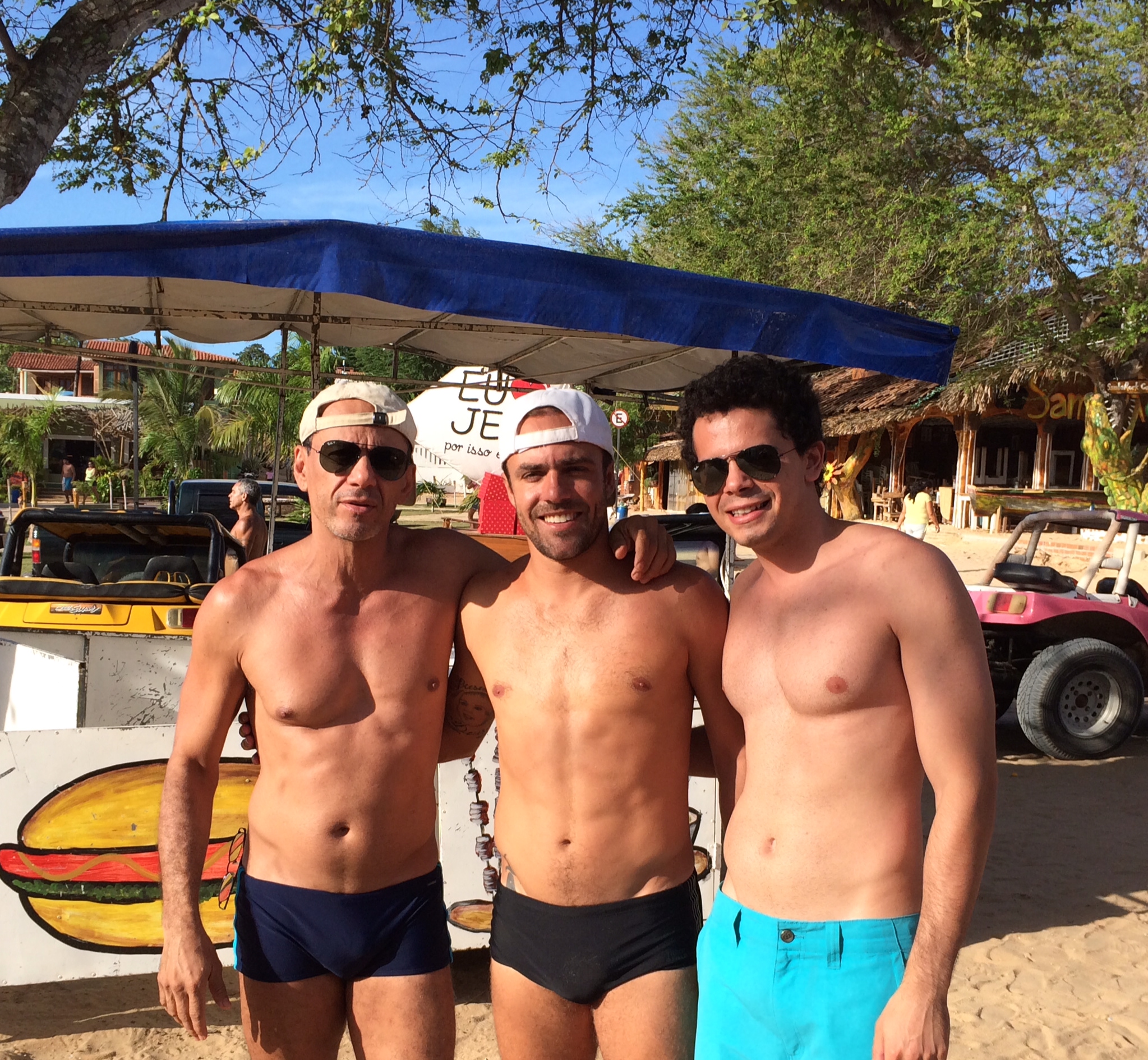 Mano Alencar e Roger Flores curtem Jeri