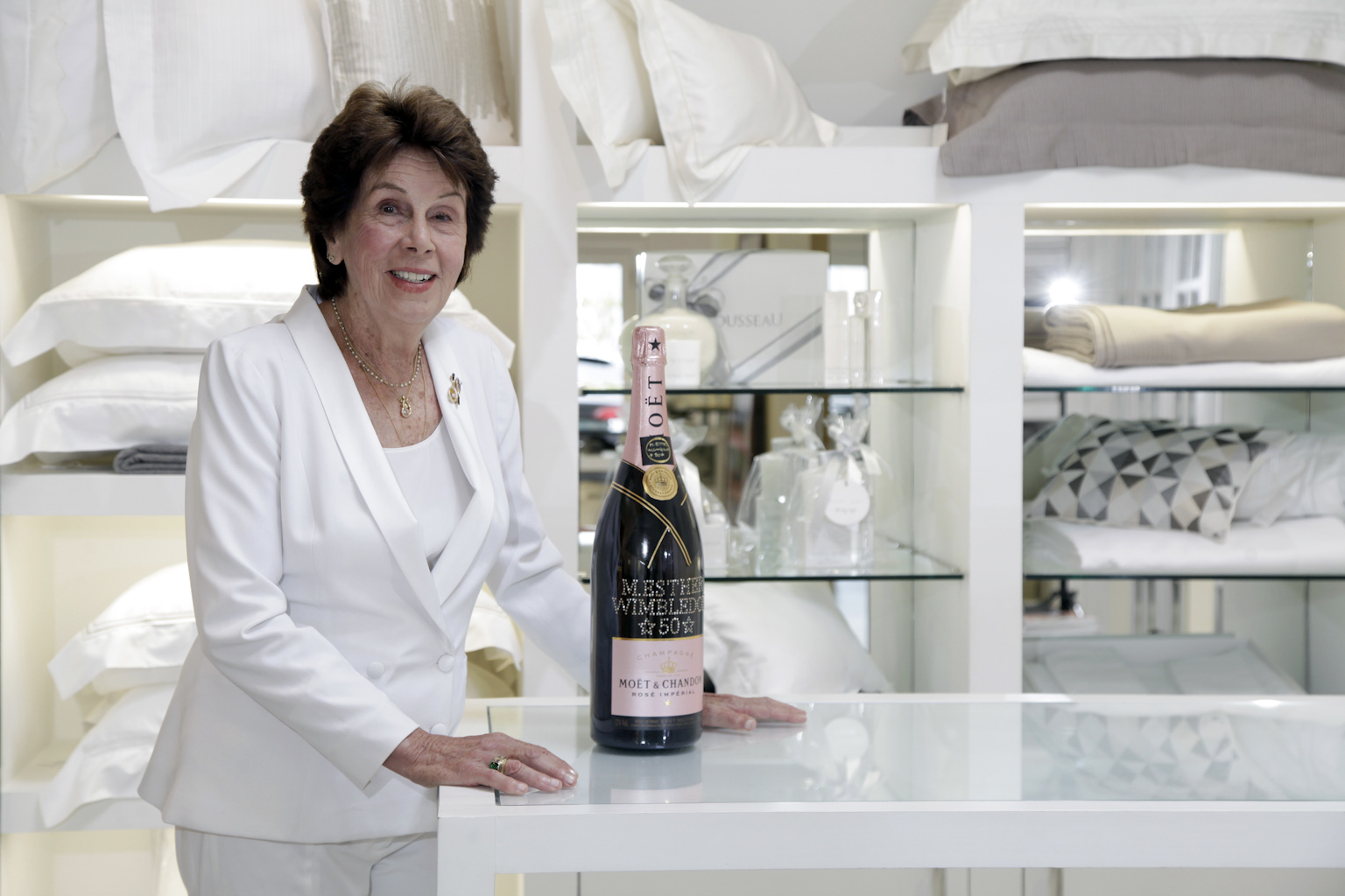 Moet & Chandon presta homenagem à famosa atleta