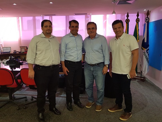 Assis Cavalcante recebe a visita de Salmito Filho na CDL