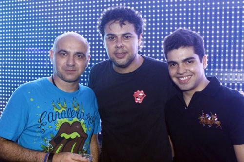 Sandro Horta, Gustavo Queiroz e Pedro Garcia