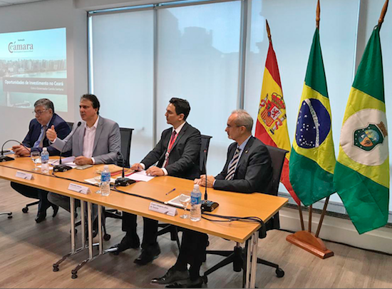 Potencialidades do Ceará apresentadas a empresários espanhóis e brasileiros em SP