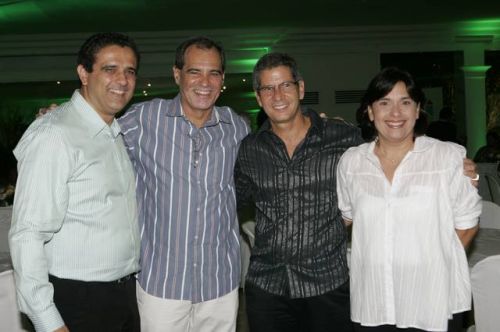 Andre Vercosa, Paulo Pepino, Neto e Isabela Ramalho