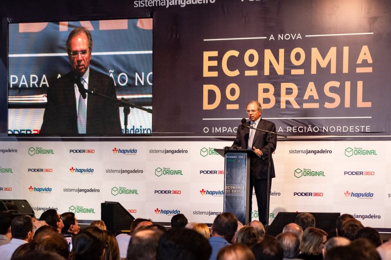 Os desafios para o Nordeste - À convite do Sistema Jangadeiro, ministro Paulo Guedes faz palestra sobre a nova economia do Brasil