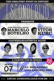 Nesta sexta-feira tem Projeto Esconderijo