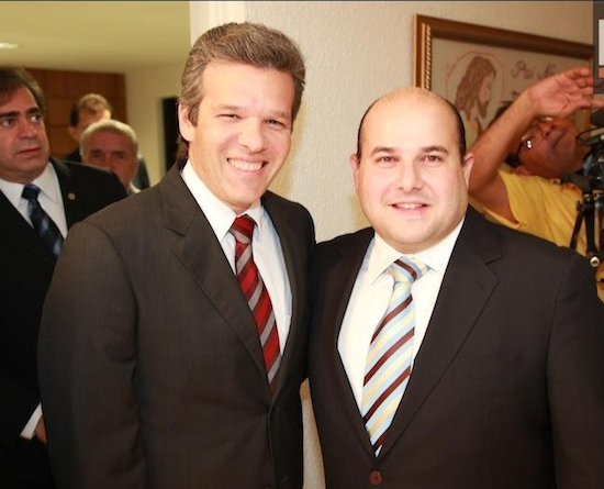 Ferruccio e Roberto Cláudio na Costa do Sauípe