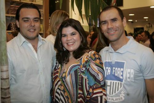 Diego Costa, Luciana Acioly e Luiz Gordiano