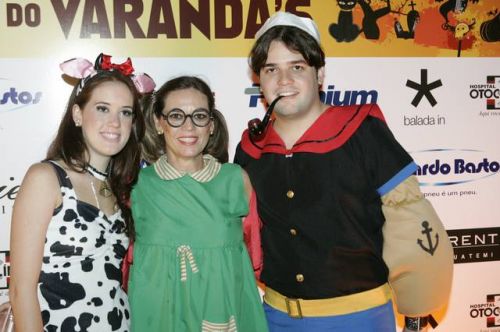 Fernanda, Cristina e Felipe Esteves