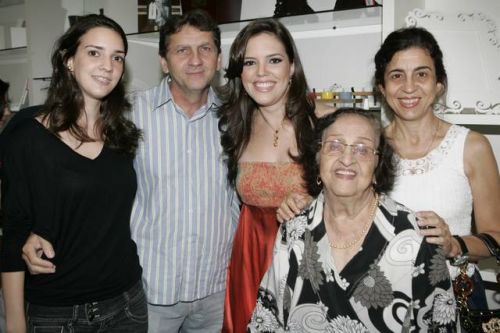 Helen e Eduardo Aranha, Lara Andrade, Cremilda e Eliana Rodrigues