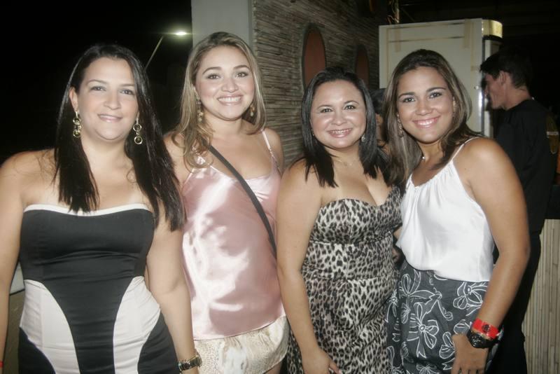 Ariela Melo, Eliane Veloso, Kelly Oliveira e Eline Ribeiro