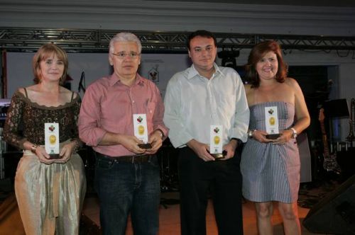 Sofia Linhares, Pedro Paulo, Gilberto Noroes e Claudia Pepino