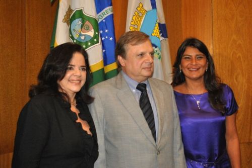 Roseane Medeiros, Tasso Jereissati e Patricia Saboia
