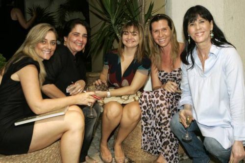 Celia Magalhaes, Giana Studart, Ana Cristina Camelo, Alessandra Arrais e Marci Fiuza