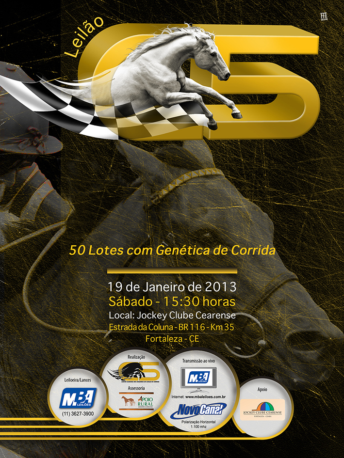 Faltam só nove dias para o I Leilão Jockey Club Cearense