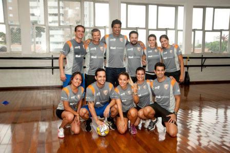 Futebol dentro das salas de ginásticas