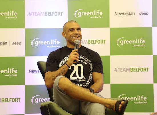 Vitor Belfort se prepara para UFC Fortaleza na Greenlife Family Club