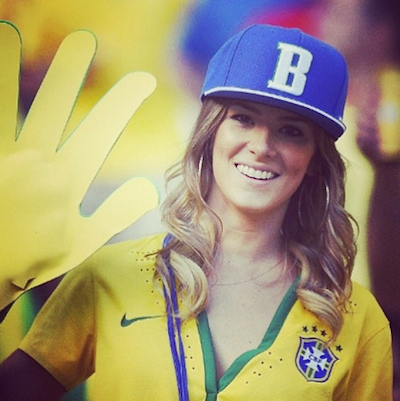 Bruna Quinderé concorre a Musa da Copa