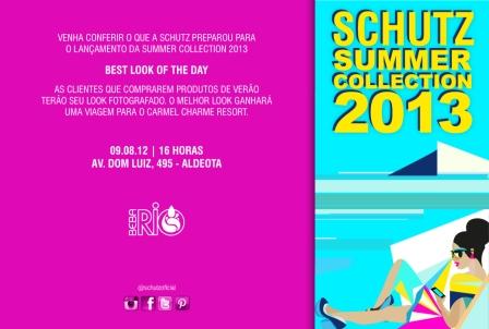 Amanhã vai ter engarrafamento de bonitonas no coquetel de lançamento da Schutz Summer Collection