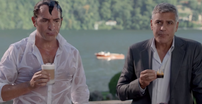 Nespresso une George Clooney e Jean Dujardin em nova campanha