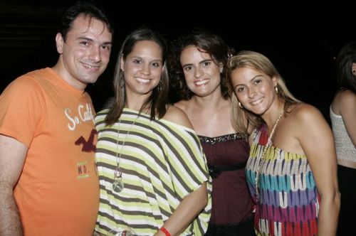 Joao Paulo, Fernanda Romcy, Eveline Sampaio e Aime Quindere