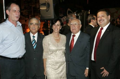 Ciro Gomes, Edilmar Noroes, Neuma Figueiredo, Ubiratan Aguiar e Domingos Filho