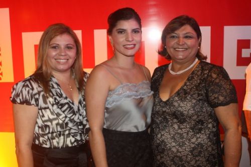 Solange Aquino, Juliana Barboza e Edileuza Mendonça