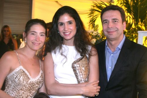 Aline, Magaly e Paulo Porto Lima