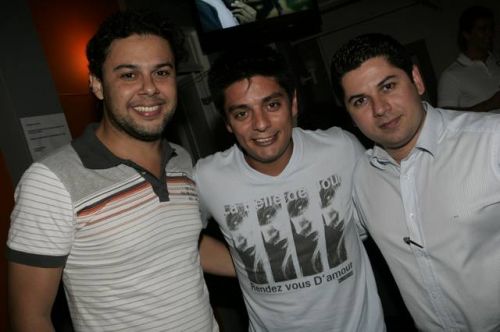 Gustavo Queiroz, DJ Sony e Pompeu Vasconcelos