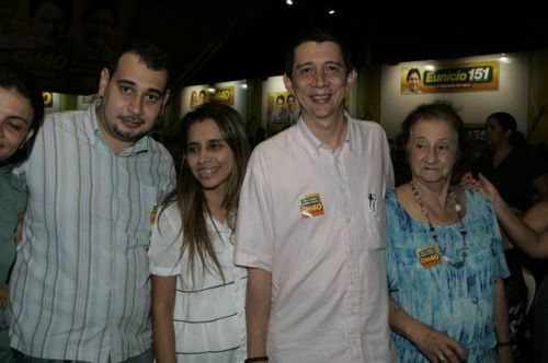 Romulo Santos, Lorena Moraes, Chiquinho e Mirta Moraes