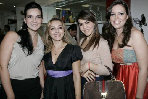 Patricia Costa, Avila Almeida, Luciana Barbosa e Lara Andrade