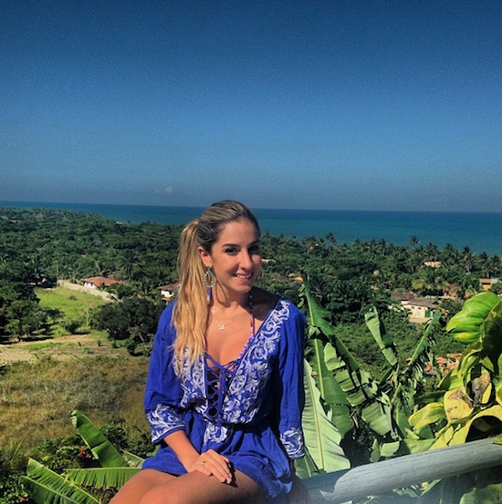 Priscila Silva atraiu todos os olhares em Trancoso